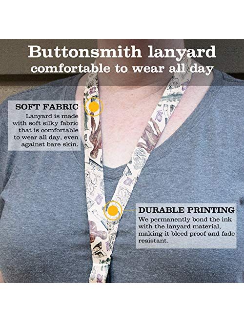 Buttonsmith Anatomy Lanyard - with Swivel Clip - Made in The USA