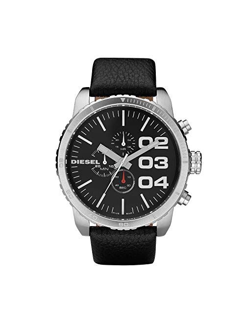 Diesel Men's Double Down Stainless Steel Chronograph Quartz Watch