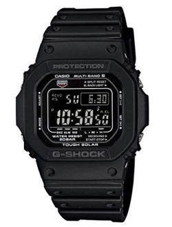 Men's GW-M5610-1BJF G-Shock Solar Digital Multi Band 6 Black Watch