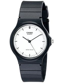 Men's MQ24-7E Casual Watch With Black Resin Band