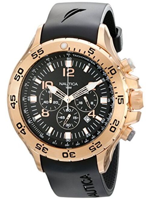 Nautica Men's Quartz Resin Silicone Watch