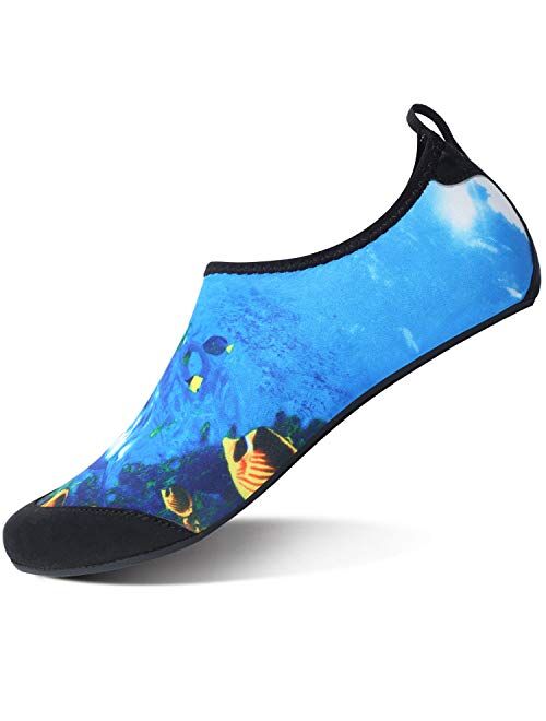 L-RUN Unisex Water Shoes Barefoot Skin Shoes for Run Dive Surf Swim Beach Yoga