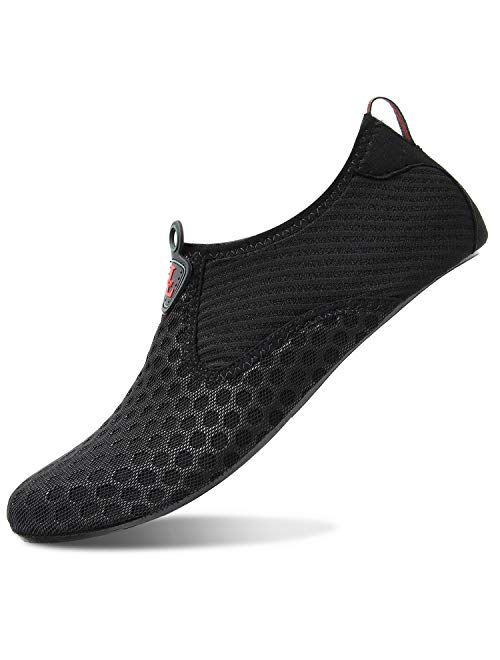 L-RUN Unisex Water Shoes Barefoot Skin Shoes for Run Dive Surf Swim Beach Yoga