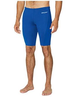 Men's Athletic Durable Training Polyester Jammer Swimsuit