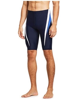 Men's Athletic Durable Training Polyester Jammer Swimsuit