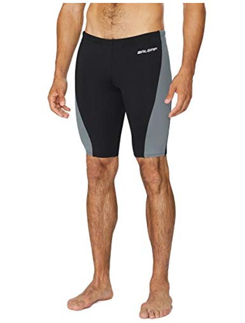 BALEAF Men's Athletic Durable Training Polyester Jammer Swimsuit