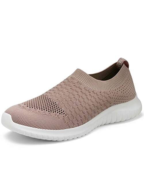 konhill Women's Walking Tennis Shoes - Lightweight Athletic Casual Gym Slip on Sneakers