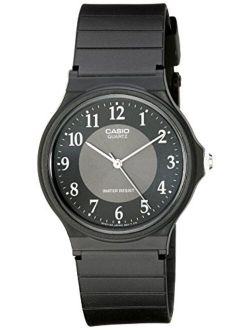 Men's MQ24-1B3 Watch with Black Rubber Band