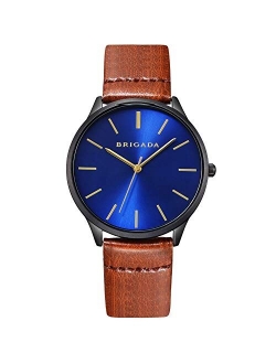 Men's Watches Cool Black Blue Business Casual Waterproof Quartz Analog Wrist Watch for Men Swiss Brand