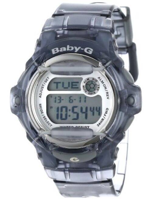 Casio Women's BG169R-8 "Baby-G" Gray Resin Sport Watch