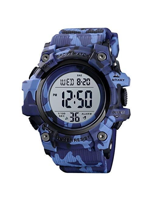 Big Dial Digital Watch S Shock Men Military Army Watch Water Resistant LED Sports Watches