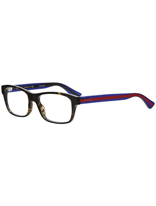 Gucci - GG0006O Plastic Rectangle Eyeglasses 2 Sizes