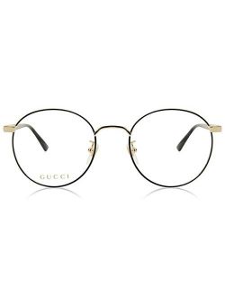 GG0297OK Trendy Round Metal Eyeglasses 52mm