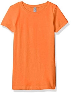 Clementine Girls' T Crew Neck 100% Soft Cotton Short Shirts Tees Assorted Colors