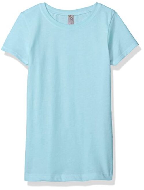 Clementine Girls' T Crew Neck 100% Soft Cotton Short Shirts Tees Assorted Colors