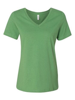 Bella + Canvas 6405 Missy Jersey Short-Sleeve V-Neck T-Shirt