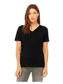 Bella + Canvas 6405 Missy Jersey Short-Sleeve V-Neck T-Shirt