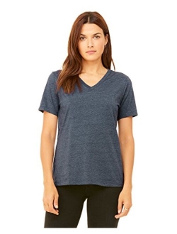 Bella + Canvas 6405 Missy Jersey Short-Sleeve V-Neck T-Shirt