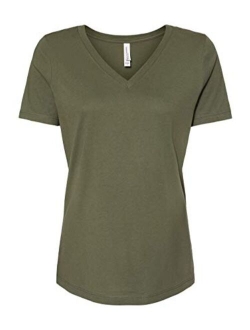 Bella + Canvas 6405 Missy Jersey Short-Sleeve V-Neck T-Shirt