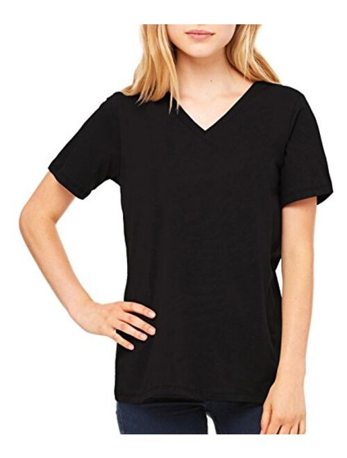 Bella + Canvas 6405 Missy Jersey Short-Sleeve V-Neck T-Shirt