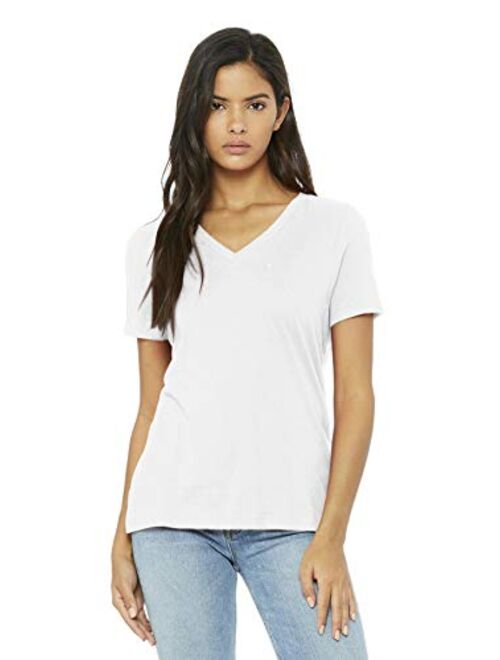 Bella + Canvas 6405 Missy Jersey Short-Sleeve V-Neck T-Shirt