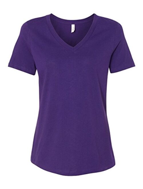 Bella + Canvas 6405 Missy Jersey Short-Sleeve V-Neck T-Shirt