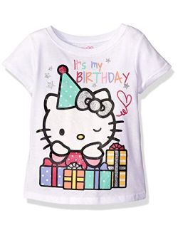 Hello Kitty Girls' Happy Birthday Tee