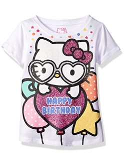 Hello Kitty Girls' Happy Birthday Tee