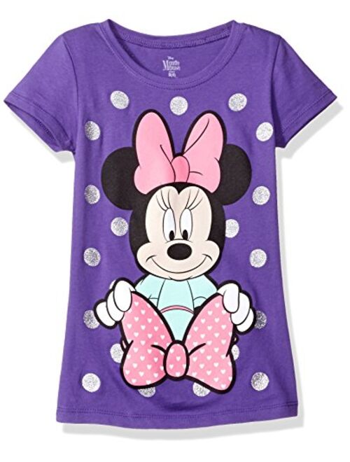 Disney Girls' Minnie Mouse Short Sleeve T-Shirt