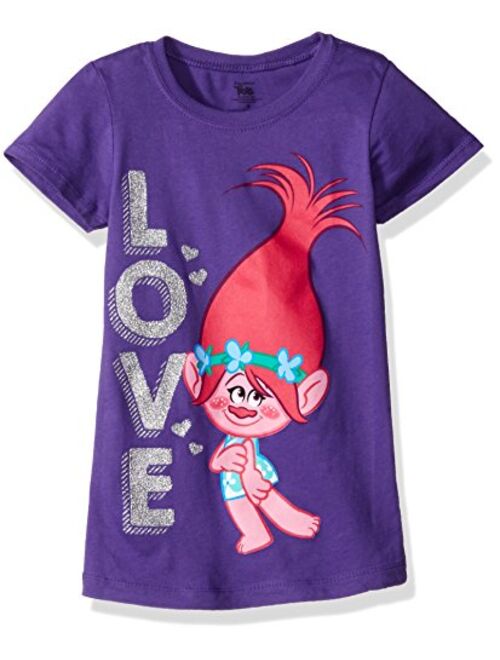 Trolls Girls' Little Girls' Love the Princess T-Shirt