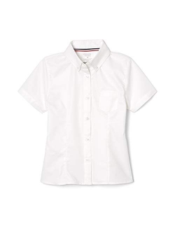 Girls' Short Sleeve Oxford Shirt