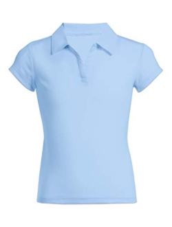 Girls' School Uniform Short Sleeve Performance Polo