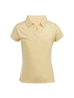 Girls' School Uniform Short Sleeve Performance Polo