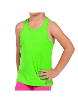 FRESH TEE Girls' Racer Back Tank Top Tunic