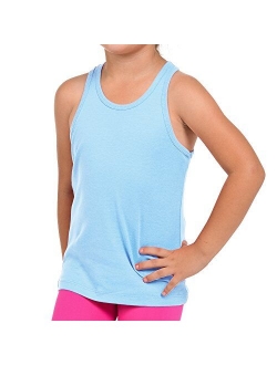 FRESH TEE Girls' Racer Back Tank Top Tunic