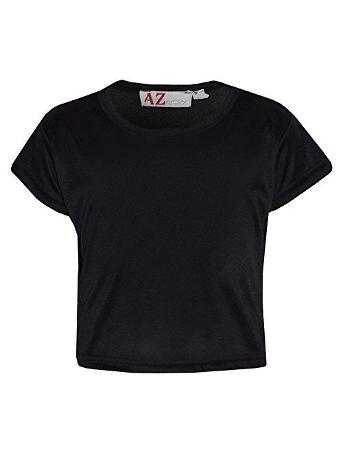 A2Z 4 Kids Girls Top Kids Plain Color Stylish Fahsion Trendy T Shirt Crop Top