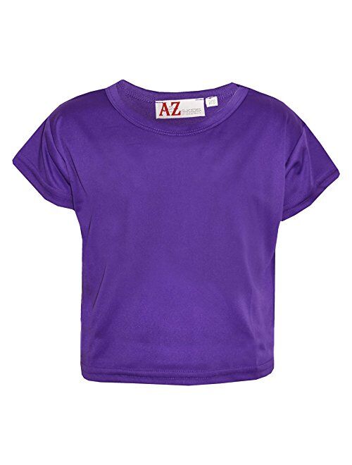 A2Z 4 Kids Girls Top Kids Plain Color Stylish Fahsion Trendy T Shirt Crop Top