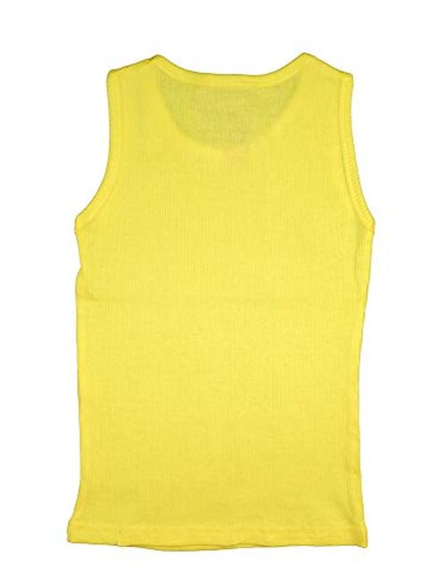 U.S. Polo Assn. Little/Big Girls 5 Pack Rib Knit Tank Tops