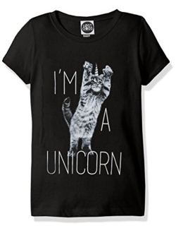 Girls' Little Girls' Cat Graphic T-Shirt