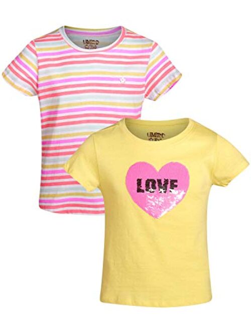 Limited Too Girls Short Sleeve T-Shirt (2 Pack)