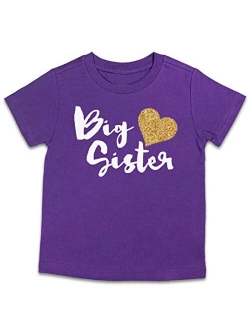 Oliver and Olivia Apparel Big Sister Shirt Big Sister Tee New Big Sister Gift Big Sister Outfit