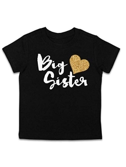 Oliver and Olivia Apparel Big Sister Shirt Big Sister Tee New Big Sister Gift Big Sister Outfit