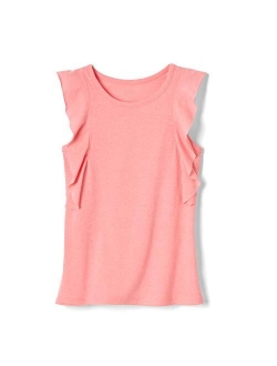 Girls' Side Ruffle Tank Top