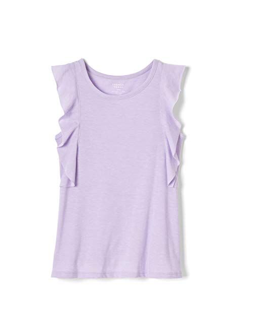 French Toast Girls' Side Ruffle Tank Top