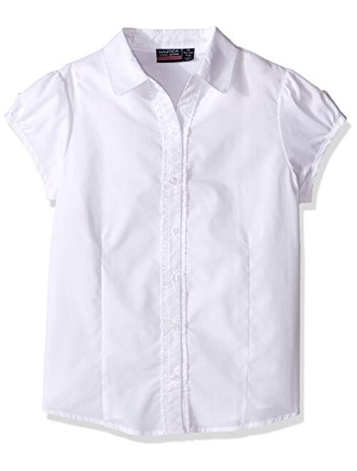 Nautica Girls' Short Sleeve Blouse