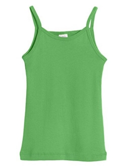 City Threads Girls' 100% Cotton Camisole Cami Tank Top Tee - Made in USA