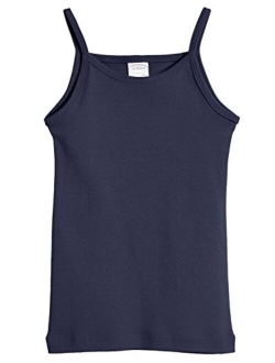 City Threads Girls' 100% Cotton Camisole Cami Tank Top Tee - Made in USA