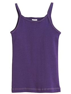 City Threads Girls' 100% Cotton Camisole Cami Tank Top Tee - Made in USA