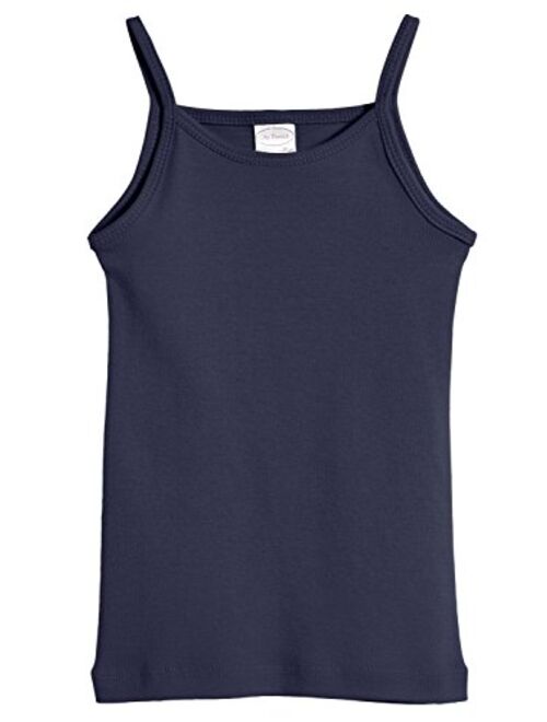 City Threads Girls' 100% Cotton Camisole Cami Tank Top Tee - Made in USA