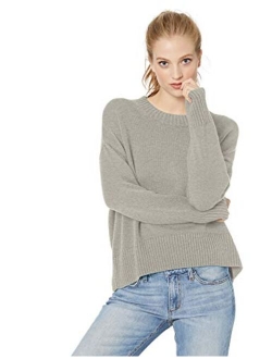 Amazon Brand - Daily Ritual Women's 100% Cotton Boxy Crewneck Pullover Sweater